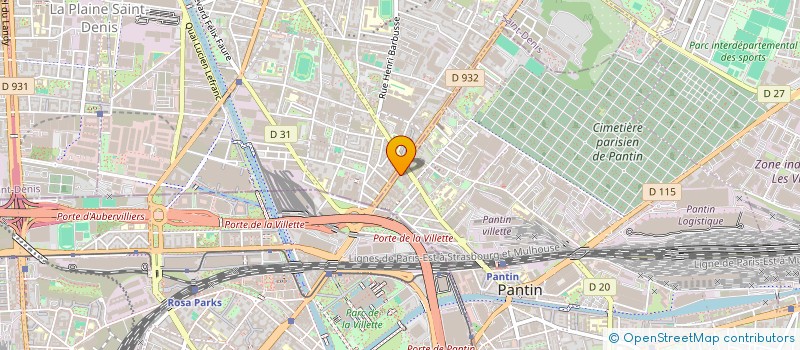 localisation de l'entreprise KALKINI EXPRESS à PANTIN