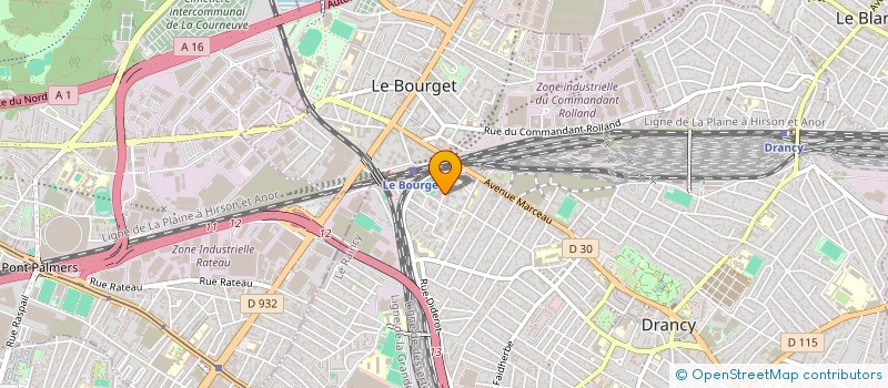 localisation de l'entreprise KALKY à DRANCY