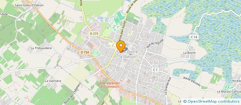 localisation de l'entreprise KALLEIS  SAINT-PIERRE-D'OLERON