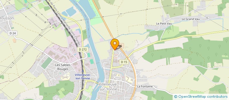 localisation de l'entreprise KALLENKOOT HORTICULTEURS à VILLENEUVE-SUR-YONNE