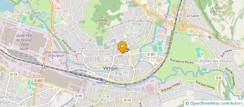 localisation de l'entreprise KALLI'NEA à VESOUL