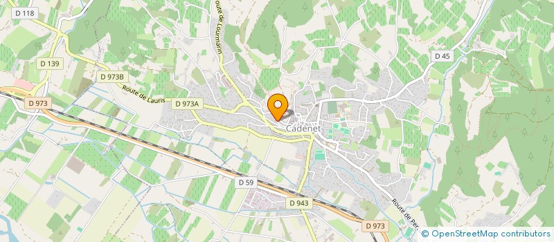 localisation de l'entreprise KALLIERGOS  CADENET