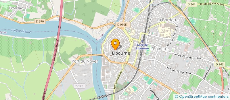 localisation de l'entreprise KALLIKRATIA à LIBOURNE
