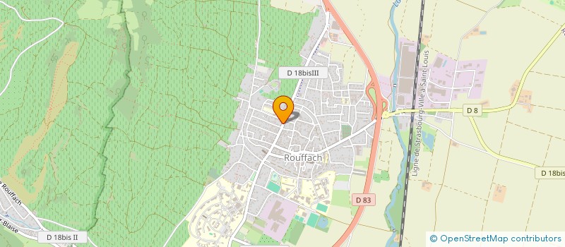 localisation de l'entreprise KALLINET 2  ROUFFACH