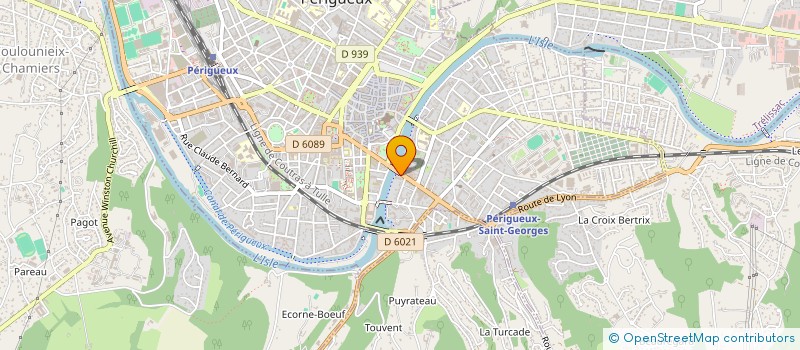 localisation de l'entreprise KALLIOPE à PERIGUEUX