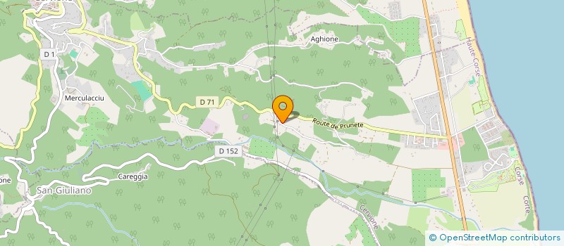 localisation de l'entreprise KALLISCOM à CERVIONE