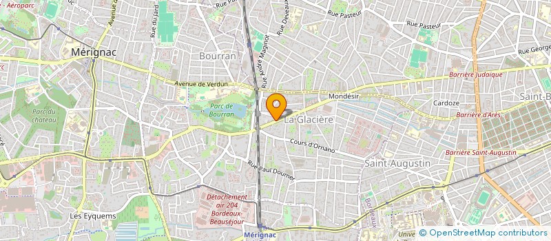 localisation de l'entreprise KALLISTE  MERIGNAC