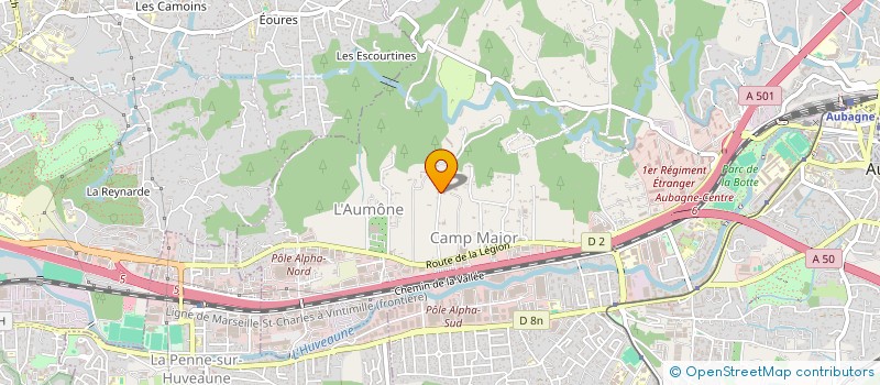 localisation de l'entreprise KALLISTE à AUBAGNE