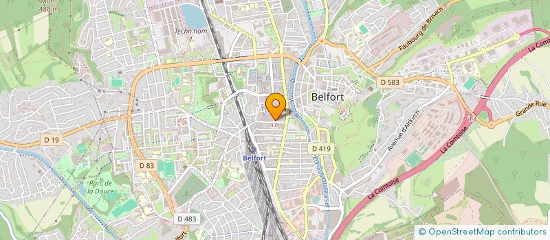 localisation de l'entreprise KALLISTE  BELFORT