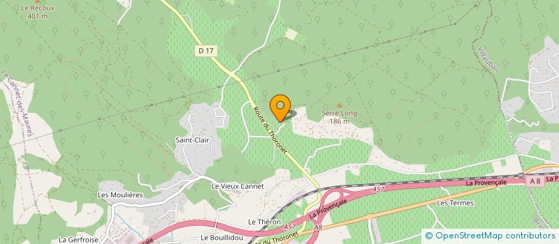 localisation de l'entreprise KALLISTE  LE CANNET-DES-MAURES