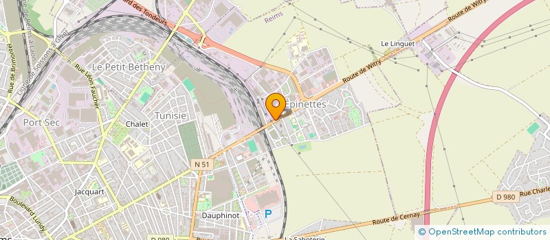 localisation de l'entreprise KALLISTE  REIMS