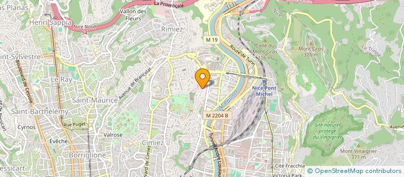 localisation de l'entreprise KALLISTE  NICE