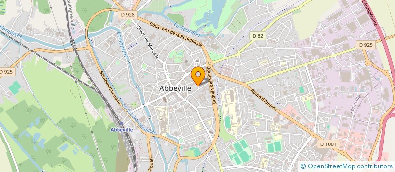 localisation de l'entreprise KALLISTE à ABBEVILLE