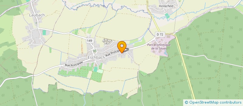 localisation de l'entreprise KALLISTE  ESCHBACH