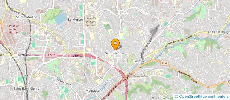 localisation de l'entreprise KALLISTE à MARSEILLE