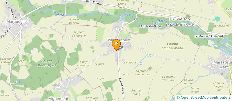 localisation de l'entreprise KALLISTE AMC PILATES  VANDELICOURT