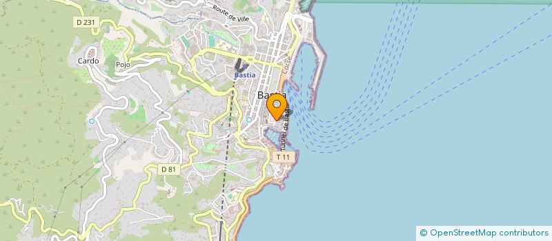 localisation de l'entreprise KALLISTE DISTRIBUTION à BASTIA