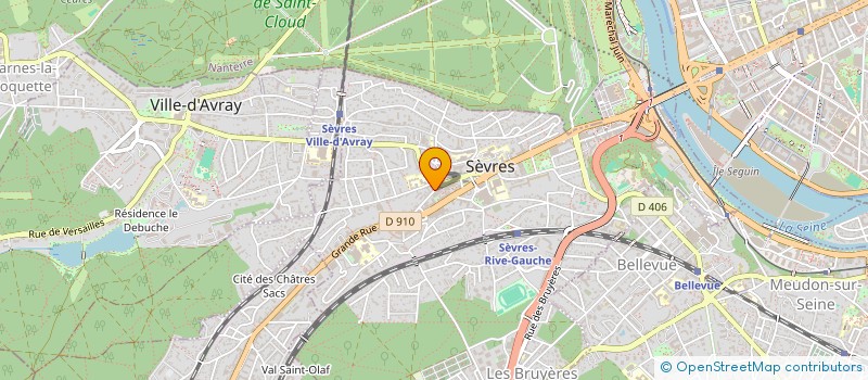 localisation de l'entreprise KALLISTE ESP EDITION SERVICE PUBLICITE à SEVRES