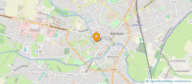 localisation de l'entreprise KALLISTE FINANCE à ALENCON