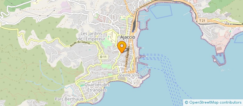 localisation de l'entreprise KALLISTE MEDICAL SERVICES à AJACCIO