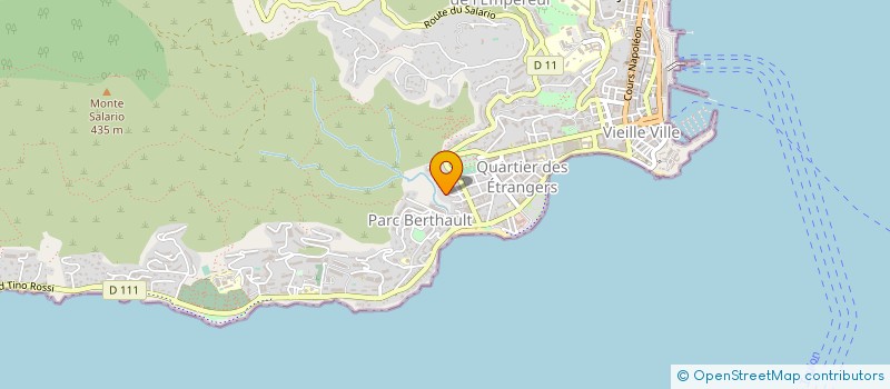 localisation de l'entreprise KALLISTE PODIUM à AJACCIO
