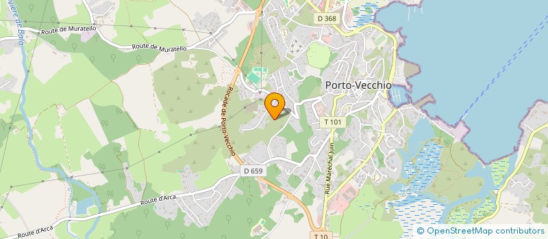 localisation de l'entreprise KALLISTE PRO PILOTE à PORTO-VECCHIO