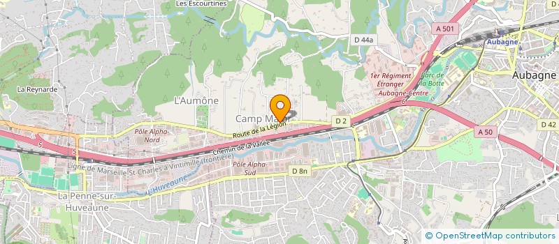 localisation de l'entreprise KALLISTE13400 à AUBAGNE