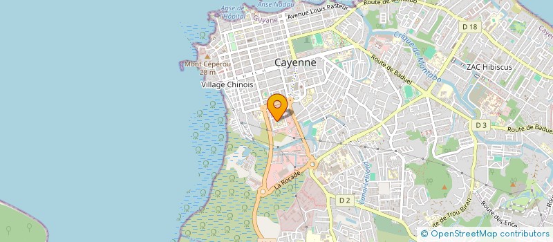 localisation de l'entreprise KALLOE INDUSTRIE  CAYENNE