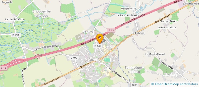 localisation de l'entreprise KALLOU  DOZULE