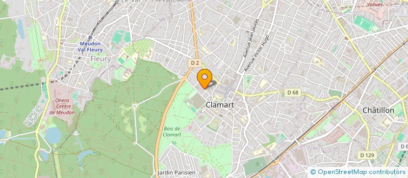 localisation de l'entreprise KALLYAS&HELYOS à CLAMART