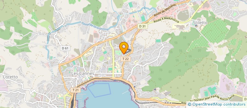 localisation de l'entreprise KALLYGRAPH  AJACCIO