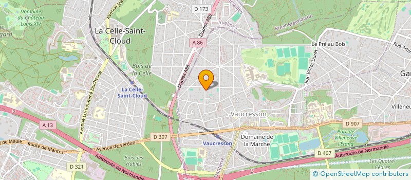 localisation de l'entreprise KALLYMA à VAUCRESSON