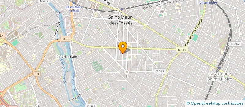 localisation de l'entreprise KALLYNTIKA à SAINT-MAUR-DES-FOSSES