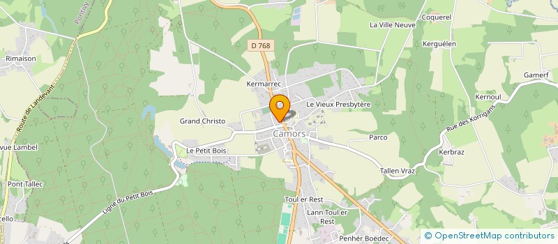 localisation de l'entreprise KALM  CAMORS