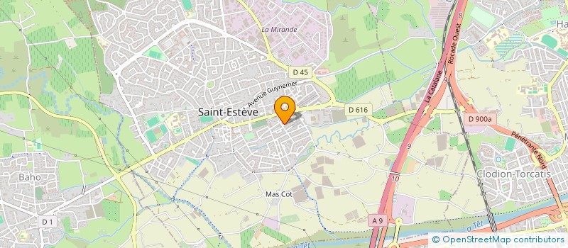 localisation de l'entreprise KALM à SAINT-ESTEVE
