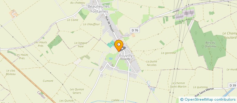 localisation de l'entreprise KALMIA  ECUVILLY