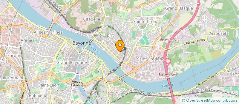 localisation de l'entreprise KALMIA à BAYONNE