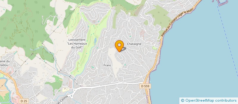 localisation de l'entreprise KALO à SAINTE-MAXIME