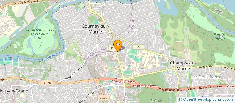 localisation de l'entreprise KALO à CHAMPS-SUR-MARNE