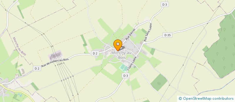 localisation de l'entreprise KALOF'MUSIC DISCO LIGHT  MONCHY-AU-BOIS