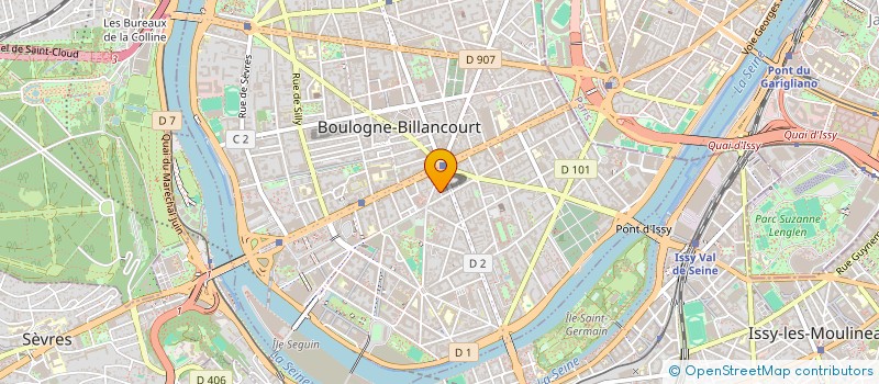 localisation de l'entreprise KALOGITECH  BOULOGNE-BILLANCOURT