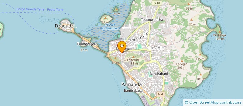 localisation de l'entreprise KALOME à PAMANDZI