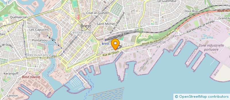 localisation de l'entreprise KALON à BREST