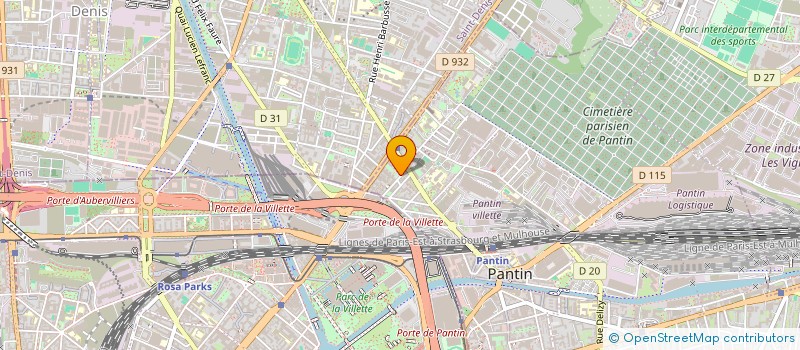 localisation de l'entreprise KALONEK  PANTIN