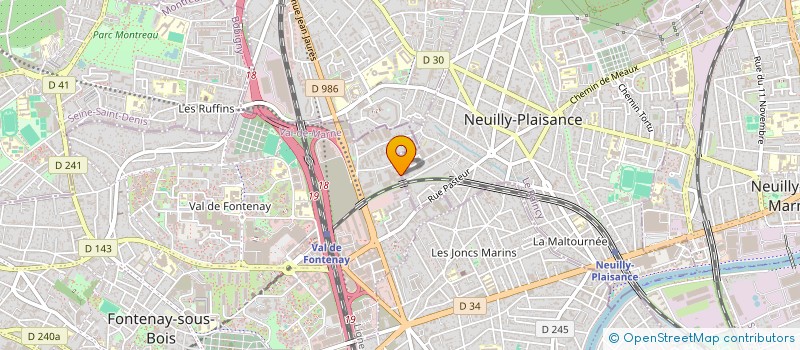 localisation de l'entreprise KALORY à FONTENAY-SOUS-BOIS