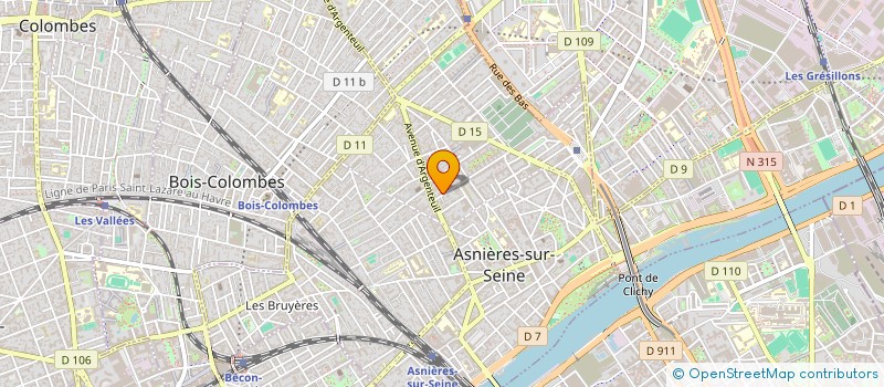 localisation de l'entreprise KALOSYNI FORMATION  ASNIERES-SUR-SEINE