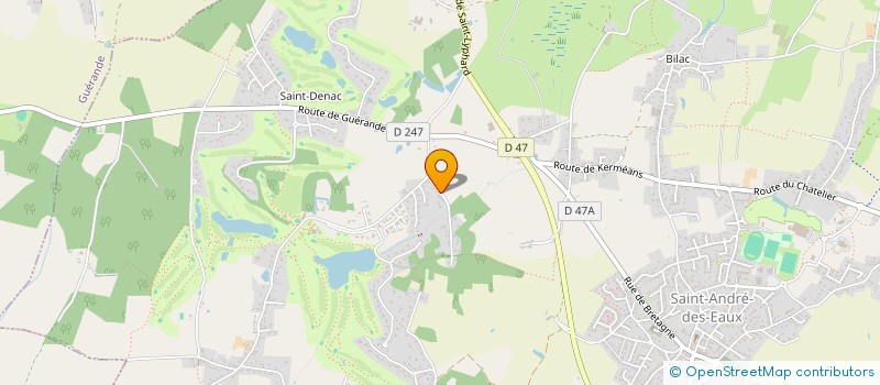 localisation de l'entreprise KALOU  SAINT-ANDRE-DES-EAUX