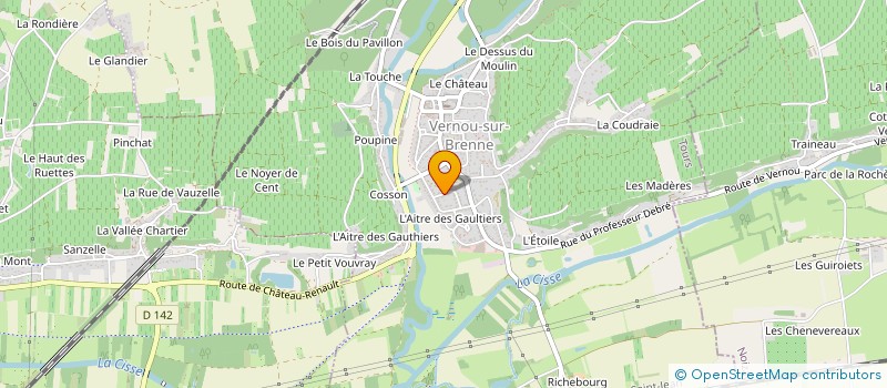 localisation de l'entreprise KALOU-MALKOUN à VERNOU-SUR-BRENNE