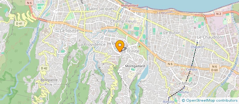 localisation de l'entreprise KALOU PILE à SAINT-DENIS