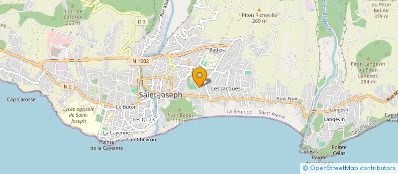 localisation de l'entreprise KALOUBADIA STUDIO à SAINT-JOSEPH